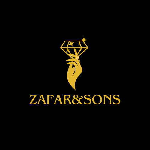 Gold Wedding Luxury Diamond Logo